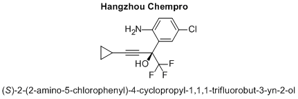 (S)-2-(2-amino-5-chlorophenyl)-4-cyclopropyl-1,1,1-trifluorobut-3-yn-2-ol