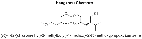 (R)-4-(2-(chloromethyl)-3-methylbutyl)-1-methoxy-2-(3-methoxypropoxy)benzene