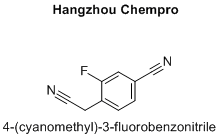 4-(cyanomethyl)-3-fluorobenzonitrile