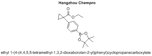 ethyl 1-(4-(4,4,5,5-tetramethyl-1,3,2-dioxaborolan-2-yl)phenyl)cyclopropanecarboxylate