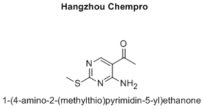 1-(4-amino-2-(methylthio)pyrimidin-5-yl)ethanone