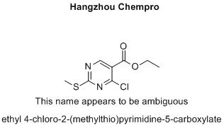 ethyl 4-chloro-2-(methylthio)pyrimidine-5-carboxylate
