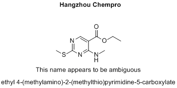 ethyl 4-(methylamino)-2-(methylthio)pyrimidine-5-carboxylate