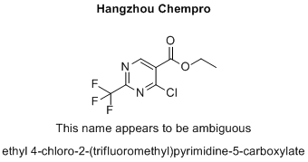 ethyl 4-chloro-2-(trifluoromethyl)pyrimidine-5-carboxylate