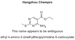 ethyl 4-amino-2-(methylthio)pyrimidine-5-carboxylate