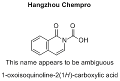 1-oxoisoquinoline-2(1H)-carboxylic acid