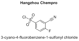 3-cyano-4-fluorobenzene-1-sulfonyl chloride