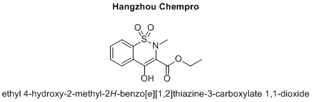 ethyl 4-hydroxy-2-methyl-2H-benzo[e][1,2]thiazine-3-carboxylate 1,1-dioxide