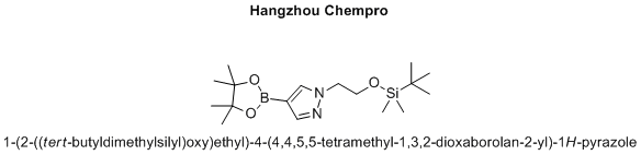1-(2-((tert-butyldimethylsilyl)oxy)ethyl)-4-(4,4,5,5-tetramethyl-1,3,2-dioxaborolan-2-yl)-1H-pyrazole