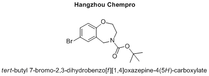 tert-butyl 7-bromo-2,3-dihydrobenzo[f][1,4]oxazepine-4(5H)-carboxylate