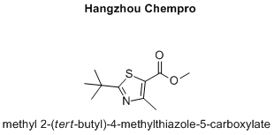 methyl 2-(tert-butyl)-4-methylthiazole-5-carboxylate