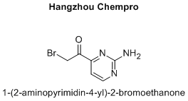 1-(2-aminopyrimidin-4-yl)-2-bromoethanone