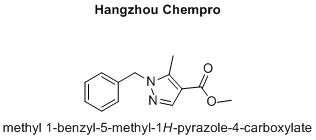 methyl 1-benzyl-5-methyl-1H-pyrazole-4-carboxylate