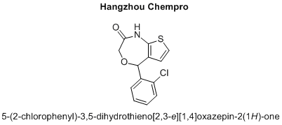 5-(2-chlorophenyl)-3,5-dihydrothieno[2,3-e][1,4]oxazepin-2(1H)-one