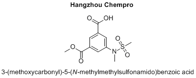 3-(methoxycarbonyl)-5-(N-methylmethylsulfonamido)benzoic acid