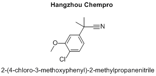 2-(4-chloro-3-methoxyphenyl)-2-methylpropanenitrile