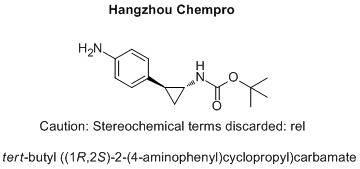 tert-butyl ((1R,2S)-2-(4-aminophenyl)cyclopropyl)carbamate