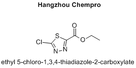 ethyl 5-chloro-1,3,4-thiadiazole-2-carboxylate