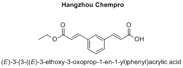 (E)-3-(3-((E)-3-ethoxy-3-oxoprop-1-en-1-yl)phenyl)acrylic acid