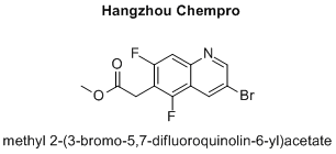 methyl 2-(3-bromo-5,7-difluoroquinolin-6-yl)acetate