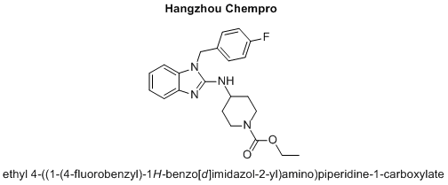 ethyl 4-((1-(4-fluorobenzyl)-1H-benzo[d]imidazol-2-yl)amino)piperidine-1-carboxylate