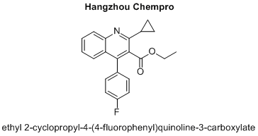 ethyl 2-cyclopropyl-4-(4-fluorophenyl)quinoline-3-carboxylate