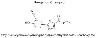 ethyl 2-(3-cyano-4-hydroxyphenyl)-4-methylthiazole-5-carboxylate