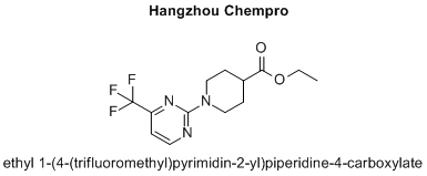 ethyl 1-(4-(trifluoromethyl)pyrimidin-2-yl)piperidine-4-carboxylate