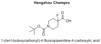 1-(tert-butoxycarbonyl)-4-fluoropiperidine-4-carboxylic acid