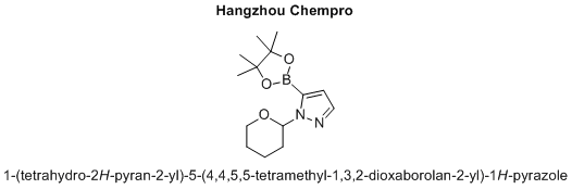 1-(tetrahydro-2H-pyran-2-yl)-5-(4,4,5,5-tetramethyl-1,3,2-dioxaborolan-2-yl)-1H-pyrazole