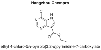 ethyl 4-chloro-5H-pyrrolo[3,2-d]pyrimidine-7-carboxylate