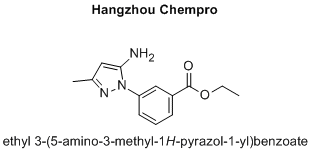 ethyl 3-(5-amino-3-methyl-1H-pyrazol-1-yl)benzoate