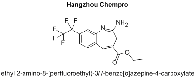 ethyl 2-amino-8-(perfluoroethyl)-3H-benzo[b]azepine-4-carboxylate