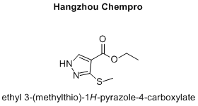 ethyl 3-(methylthio)-1H-pyrazole-4-carboxylate