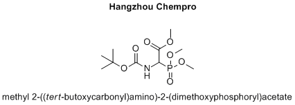 methyl 2-((tert-butoxycarbonyl)amino)-2-(dimethoxyphosphoryl)acetate