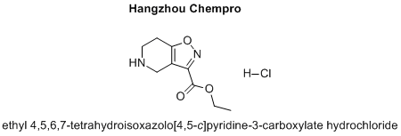 ethyl 4,5,6,7-tetrahydroisoxazolo[4,5-c]pyridine-3-carboxylate hydrochloride