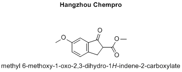 methyl 6-methoxy-1-oxo-2,3-dihydro-1H-indene-2-carboxylate