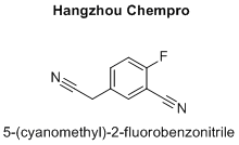 5-(cyanomethyl)-2-fluorobenzonitrile