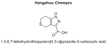 1,4,6,7-tetrahydrothiopyrano[4,3-c]pyrazole-3-carboxylic acid