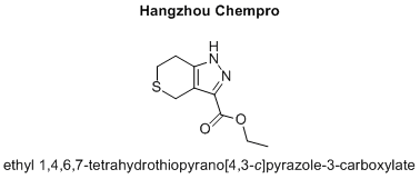 ethyl 1,4,6,7-tetrahydrothiopyrano[4,3-c]pyrazole-3-carboxylate
