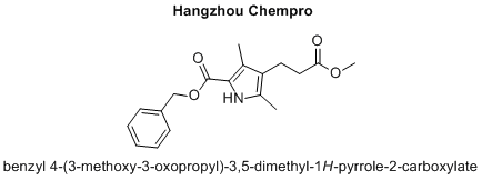 benzyl 4-(3-methoxy-3-oxopropyl)-3,5-dimethyl-1H-pyrrole-2-carboxylate