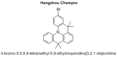 3-bromo-5,5,9,9-tetramethyl-5,9-dihydroquinolino[3,2,1-de]acridine