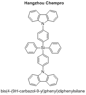 bis(4-(9H-carbazol-9-yl)phenyl)diphenylsilane