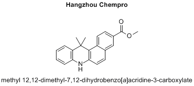 methyl 12,12-dimethyl-7,12-dihydrobenzo[a]acridine-3-carboxylate