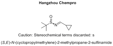 (S,E)-N-(cyclopropylmethylene)-2-methylpropane-2-sulfinamide