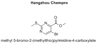 methyl 5-bromo-2-(methylthio)pyrimidine-4-carboxylate