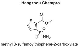 methyl 3-sulfamoylthiophene-2-carboxylate