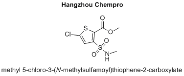 methyl 5-chloro-3-(N-methylsulfamoyl)thiophene-2-carboxylate