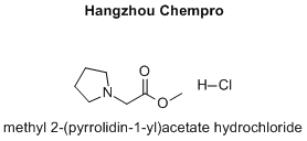 methyl 2-(pyrrolidin-1-yl)acetate hydrochloride
