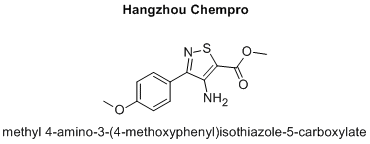 methyl 4-amino-3-(4-methoxyphenyl)isothiazole-5-carboxylate